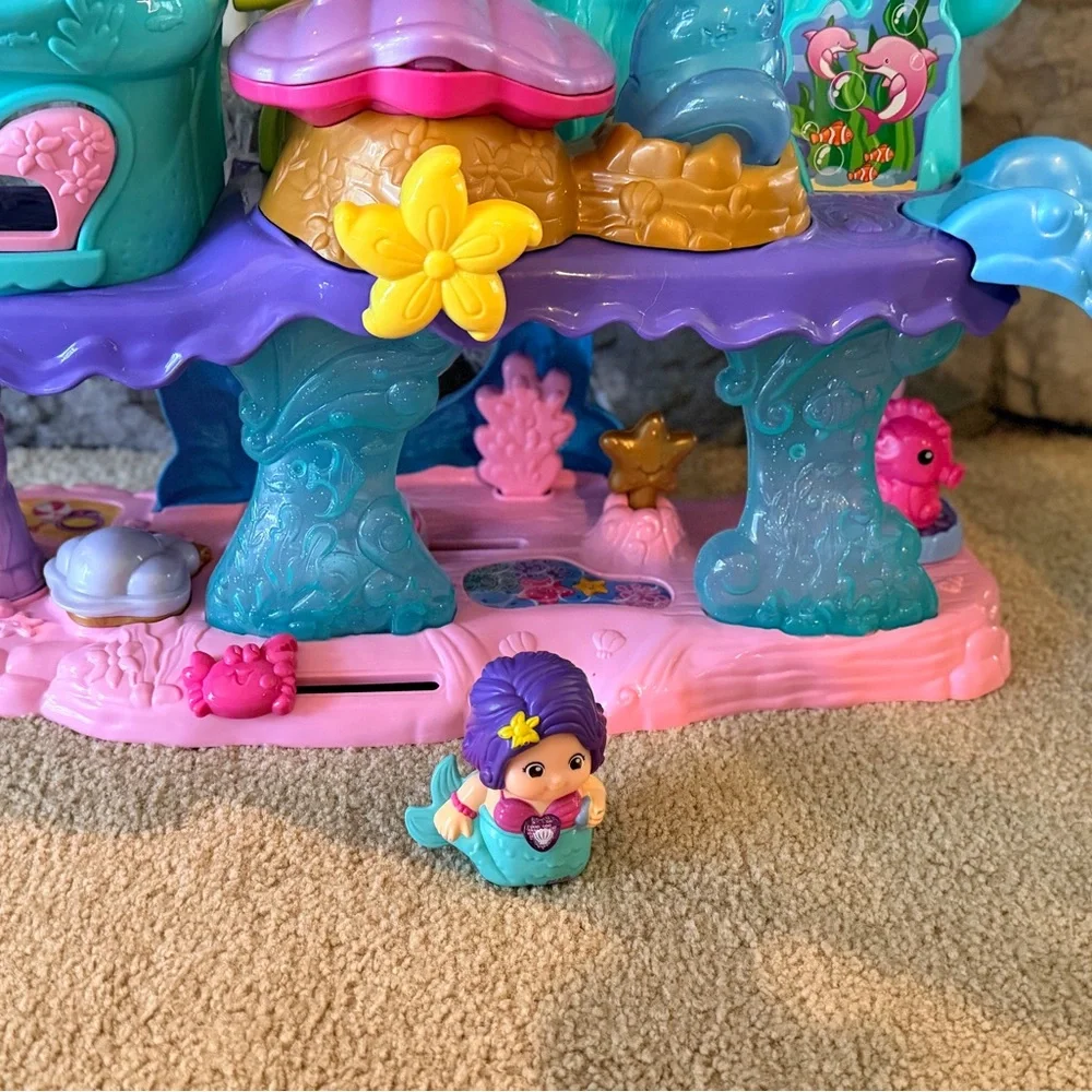 VTech Go Go Friends Mermaid Colorful Underwater Adventure Playset - Picture 4 of 13